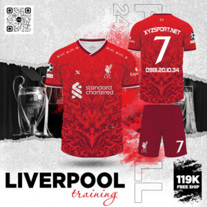 Quần Áo Thể Thao Liverpool Màu Đỏ Đậm - Mạnh Mẽ Và Đam Mê