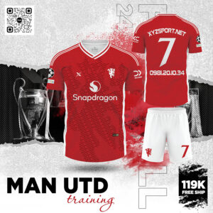 Bộ Đồ Thể Thao Training Manchester United Màu Đỏ - Phong Cách Và Năng Động