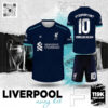 Áo Đấu Sân Khách Liverpool Màu Tím Than 2025