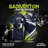 Áo Cầu Lông Badminton Limited Edition Màu Tím Than
