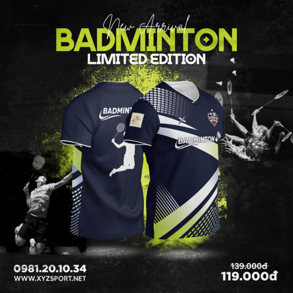 Áo Cầu Lông Badminton Limited Edition Màu Tím Than