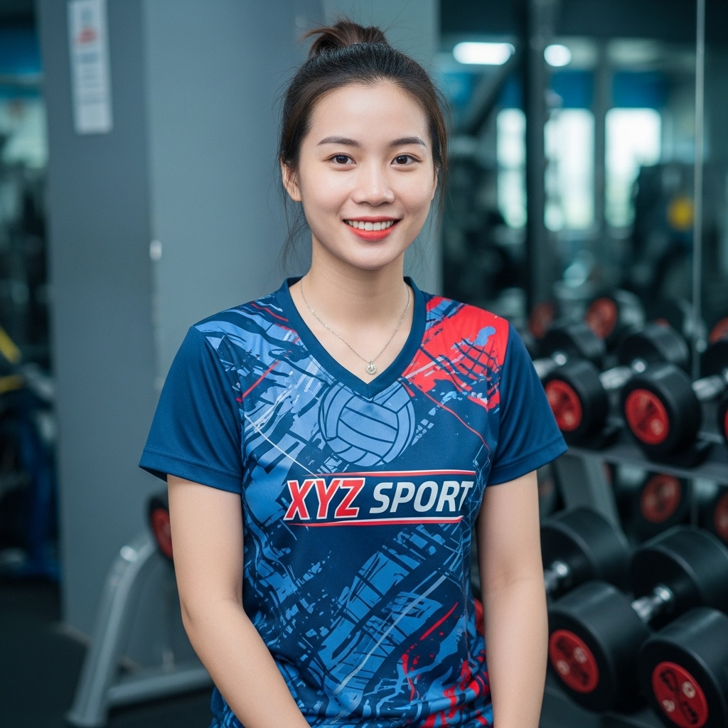 Xưởng May Quần Áo Bóng Chuyền Thiết Kế