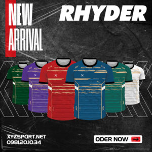 Mẫu Áo Đấu Không Logo XYZ-RHYDER Phong Cách