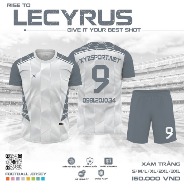 Áo Đấu Không Logo Thiết Kế Mã XYZ-LECYRUS Độc Chất - Ảnh 5