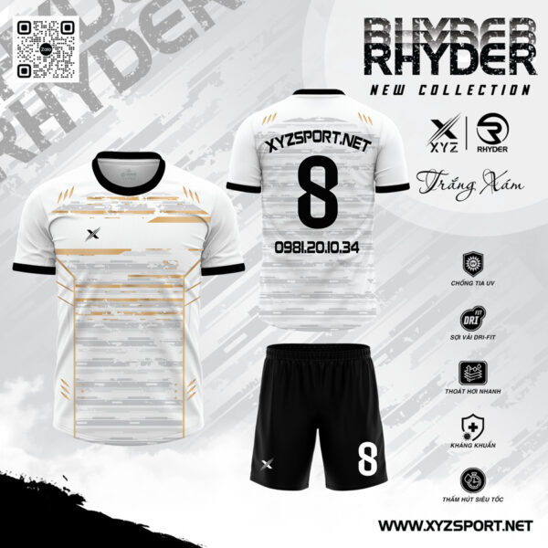 Mẫu Áo Đấu Không Logo XYZ-RHYDER Phong Cách - Ảnh 4