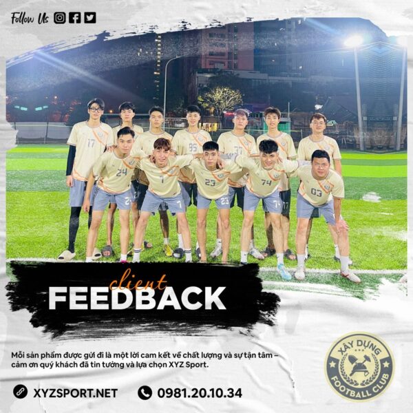 Feedback Áo Bóng Đá Đội Nam Màu Vàng Kem Đẹp Độc