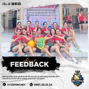 Thiết Kế Mẫu Đồng Phục Bóng Chuyền Nữ Màu Đỏ Phối Xanh Ngọc Năng Động - XYZ Sport