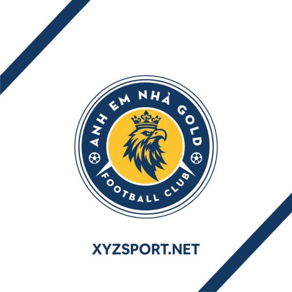 Thiết Kế Mẫu Logo Anh Em Nhà Gold FC - Màu Tím Than Phối Vàng Đẳng Cấp