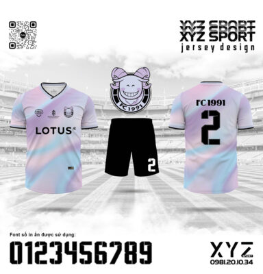 Maket Demo Mẫu Áo Đá Bóng Thiết Kế Tại Xyz Sport