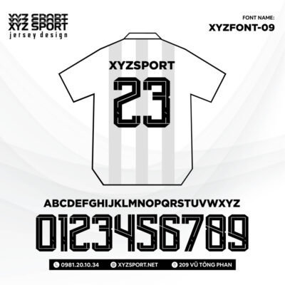 Ra Mắt Mẫu Font XYZFONT-09 Ấn Tượng