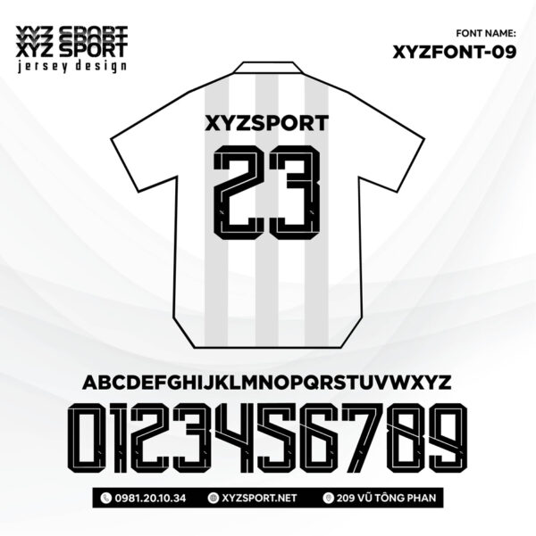 Ra Mắt Mẫu Font XYZFONT-09 Ấn Tượng