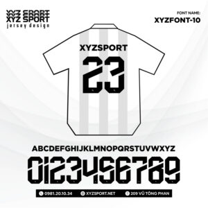 Mẫu Font XYZFONT-10 Nổi Bật