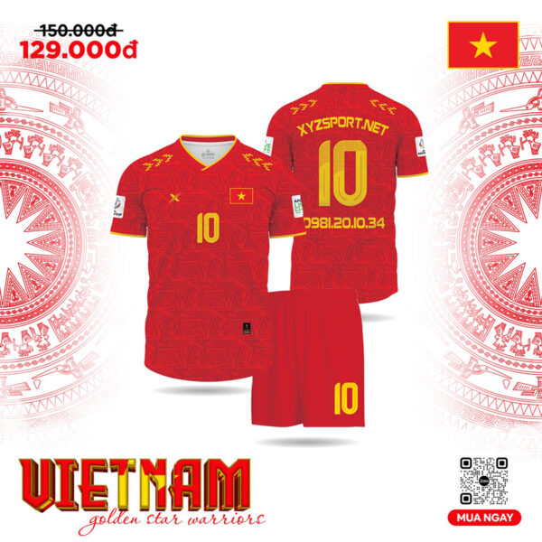 Áo Đội Tuyển Việt Nam Màu Đỏ – Tinh Thần Chiến Binh Dân Tộc