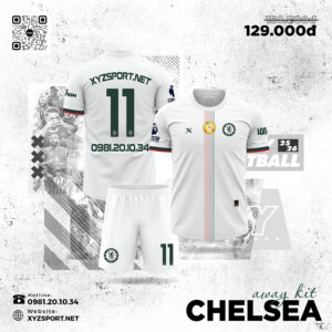 Áo Đấu Chelsea Sân Khách 2025/2026 Màu Trắng Tinh Tế