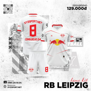 Áo Đấu RB Leipzig Sân Nhà 2025-2026 Màu Trắng