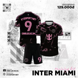 Áo Training Kit Inter Miami Đen Hồng - Phiên Bản Mùa Giải 25/26