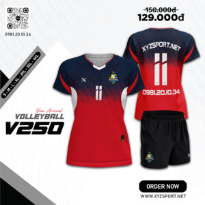Ra Mắt Mẫu Áo Bóng Chuyền V250 - Màu Đỏ Năng Động Đầy Cá Tính