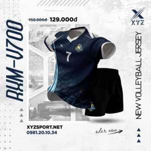 Mẫu Bóng Chuyền RXM-V700 Màu Tím Than - Thiết Kế Mạnh Mẽ, Chuyên Nghiệp