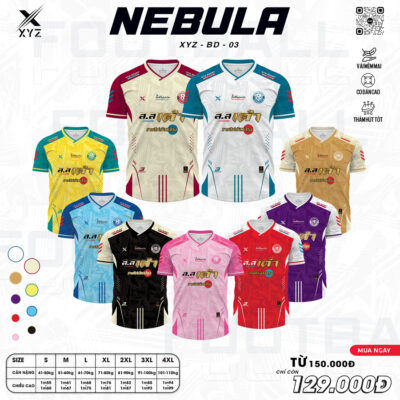 Thiết Kế Áo Đấu Thái Lan NEBULA Độc Quyền Cực Chất