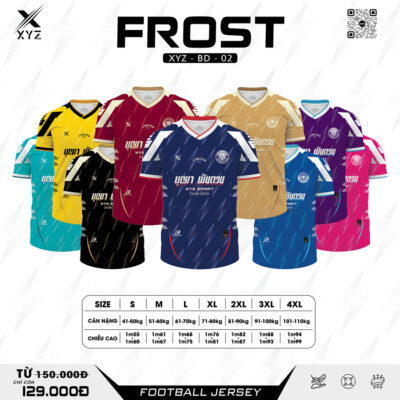 Áo Đấu Thiết Kế Phong Cách Thái Lan FROST Cực Chất