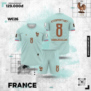 Ra Mắt Áo Đấu Francia Local 2026 Màu Xanh Ngọc Chủ Đạo